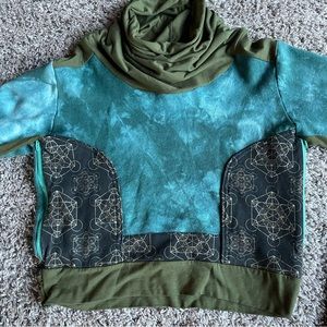 Sacred Geometry Crop Sweater